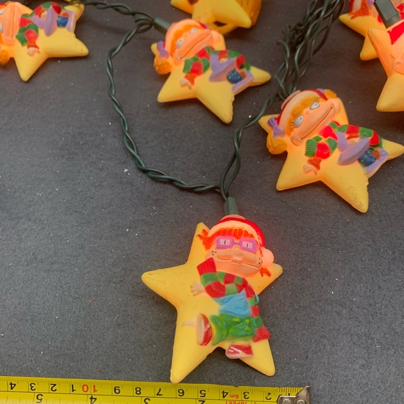 Vintage Christmas Nickelodeon Rugrats Cartoon 10 String Lights - Picture 10 of 10